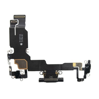 Charging Port for iPhone 15 (Purple)-Black Charging Port for iPhone 15 (Purple)-Black